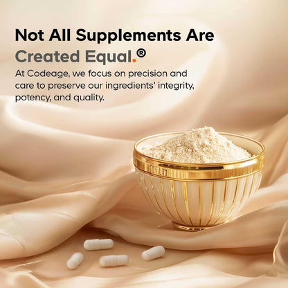 Codeage Biotin Marine Collagen Peptides - Wild-Caught Marine Collagen Types I & III, Biotin, Vitamins C & E, Hyaluronic Acid, Amino Acids, Fruit and Herb Blend, Non-GMO - 120 Capsules