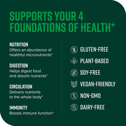 Vibrant Health, Green Vibrance, Vegan Superfood Powder, Boost Energy, 60 Servings