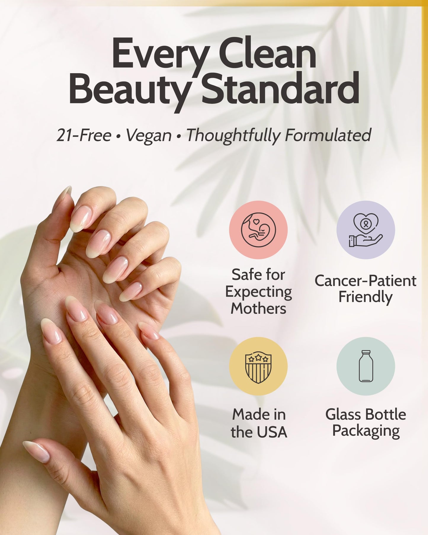 karma organic Deep Nutrition Nail Polish Strengthener - Nail Ridge Filler Base Coat Polish for Thin & Damaged Nails, Non-Toxic, Vegan & Cruelty Free, 0.47 fl oz