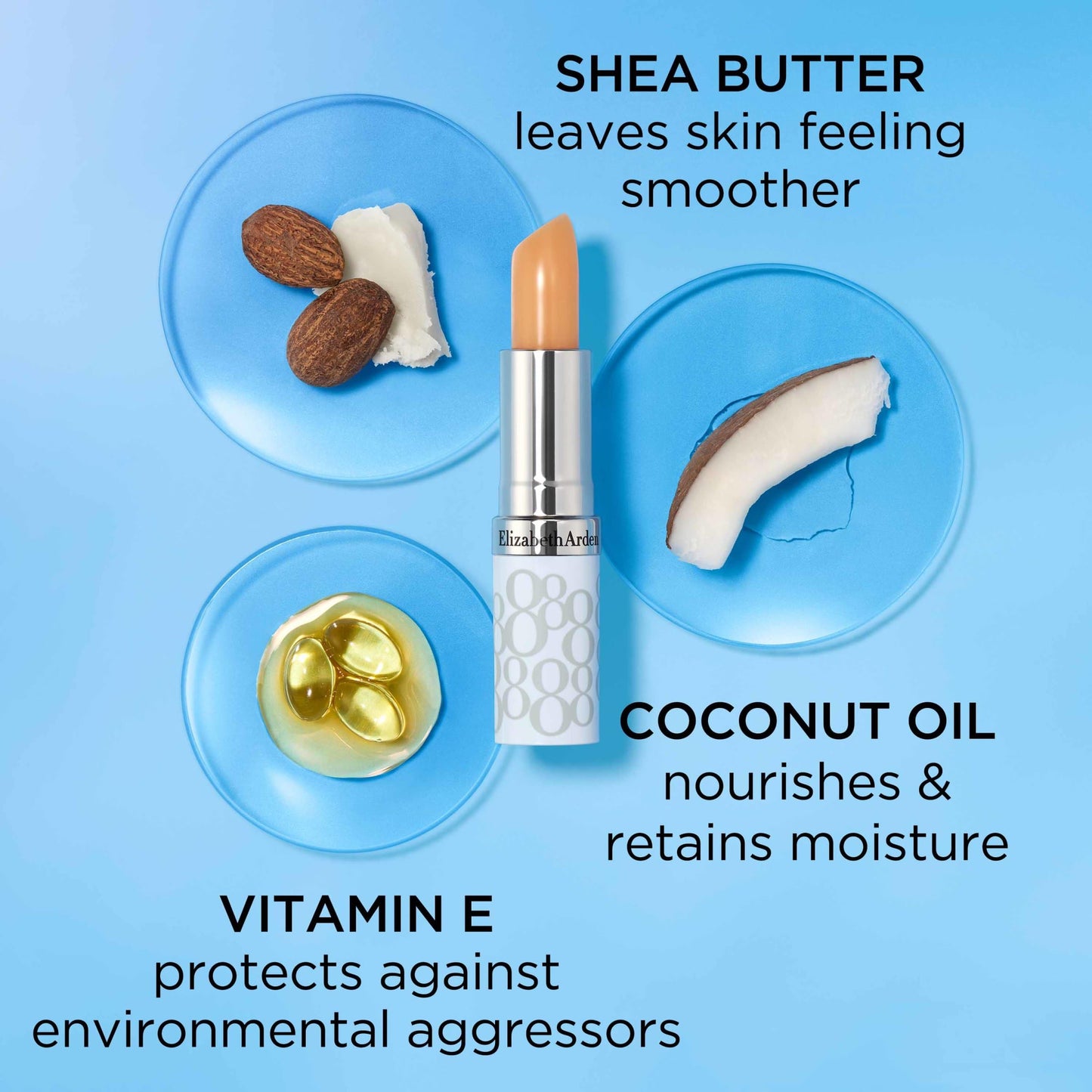 Elizabeth Arden Eight Hour Cream Lip Protectant Stick, SPF 15 Sunscreen Balm, Moisturizer for Dry, Cracked Lips with Shea Butter,