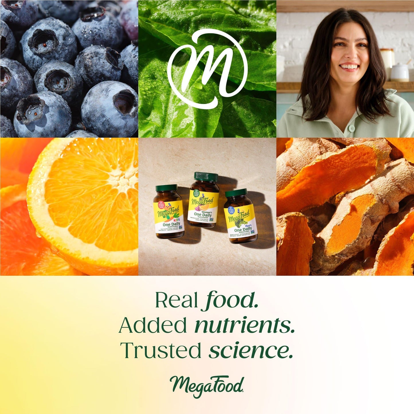 MegaFood Magnesium Glycinate, Citrate & Malate 300mg Supplement - Highly Absorbable Blend to Support Heart, Nerve Health & Relaxation,