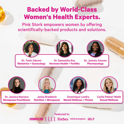 Pink Stork Lactation Probiotic, 30 Billion CFUs, 30 Capsules | Multi Strain Postnatal Probiotics for Breastfeeding Women, Support Breast Milk & Gut Health, Postpartum Essentials