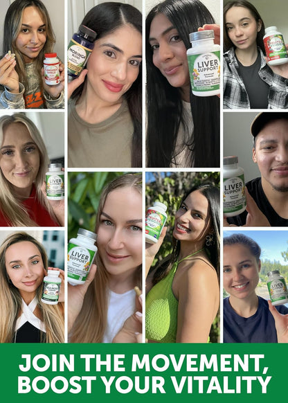 Lunakai USA Made Liver Cleanse Detox & Repair - 10-in-1 with Milk Thistle & NAC – Liver Support Supplement Capsules for Men & Women, Daily Health, Non-GMO, 60ct