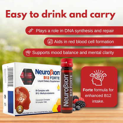 Neurobion B12 Forte 10 Vials x 10 ml (packaging may vary)