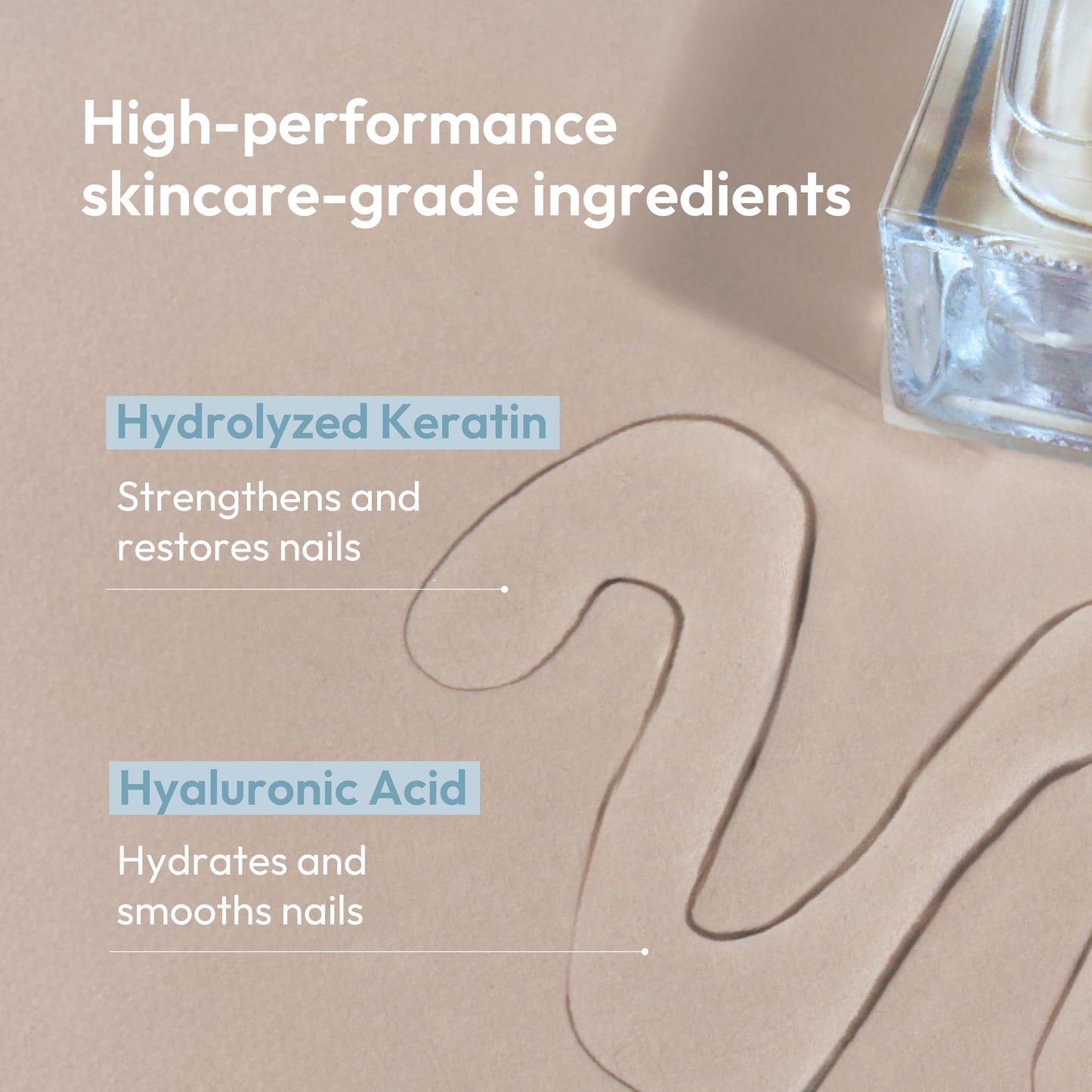 Kerasal Nail Strengthen & Restore Base Coat with Hydrolyzed Keratin and Hyaluronic Acid, .5 Oz