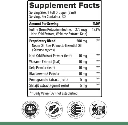 PotentStream Drops – Plant Extract Liquid – 1 Month Supply | Liquid drops with plant extracts, original formula | Made in USA | Take by dropper, mixes into water