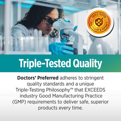 DOCTORS' PREFERRED Dr. Whitaker Ocular Pressure & Retina Defense Supplement to Support Healthy Intraocular Pressure Levels, Circulation & Eye Tissue (60 Capsules)