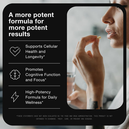 Toniiq Liposomal NAD+ and Resveratrol Supplement - 1500mg Ultra High Strength NAD Supplement - Clinically Studied Ingredients with Patented RiaGev-WS™, Resveratrol, and Niacin - 60 Capsules Toniiq buy supplements Au