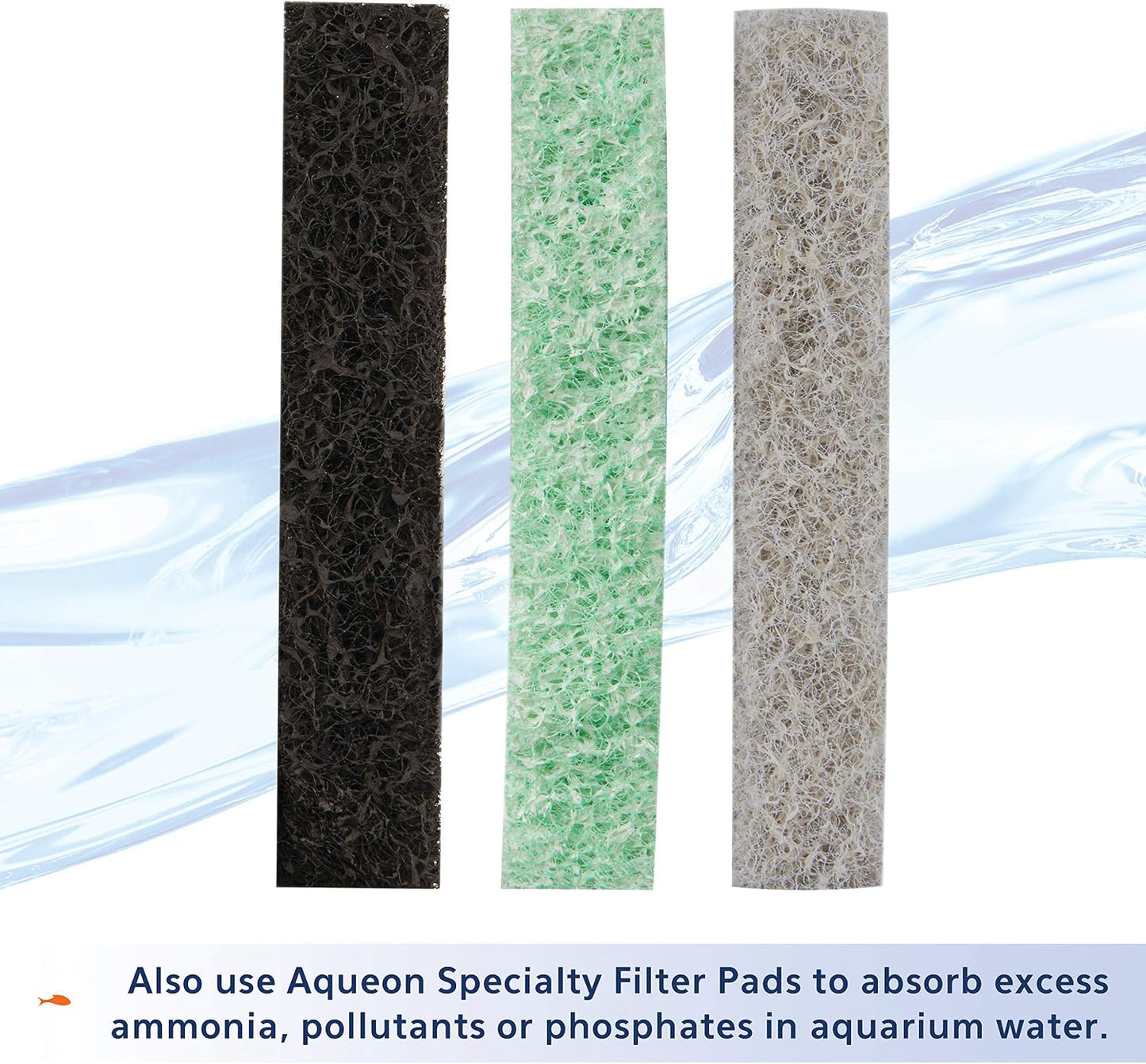 Aqueon Aquarium Fish Tank Replacement Filter Cartridges Large - 3 Pack